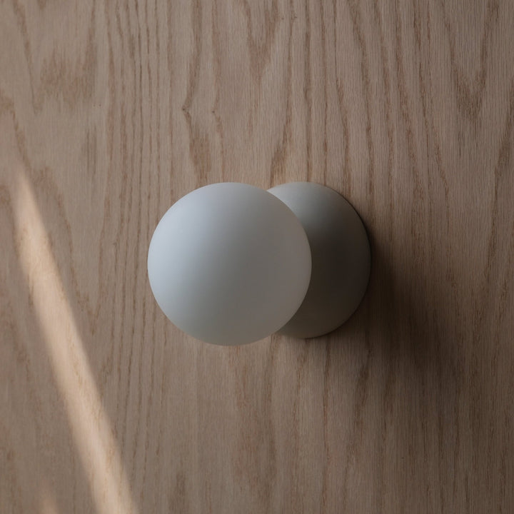 Monroe Sconce - Misewell Lamps - White Matte - Plug in (on/off) - HORNE