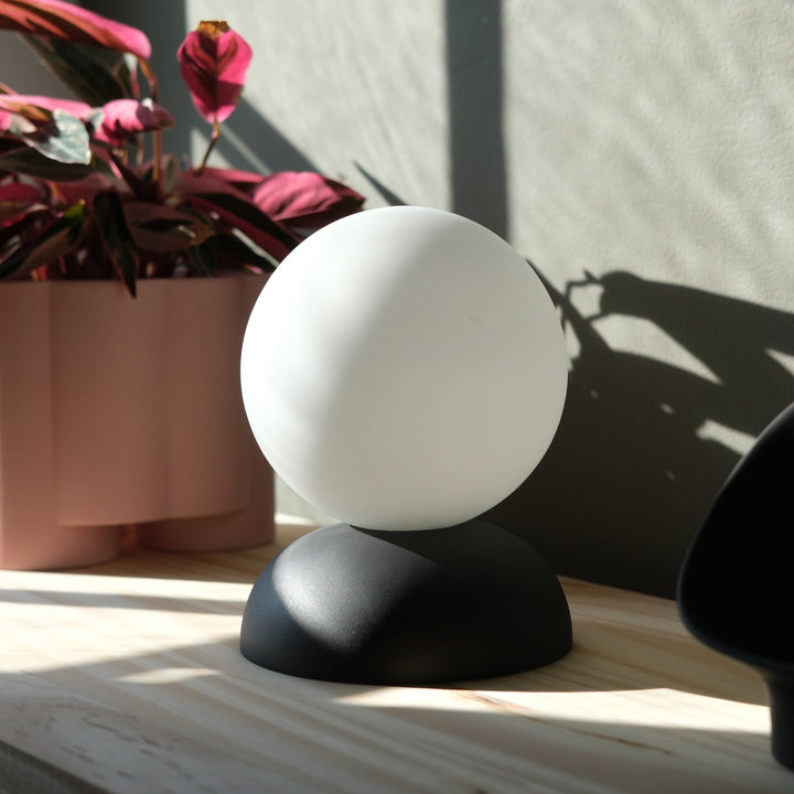 Monroe Table Lamp - Misewell Lamps - Black - On/Off - HORNE