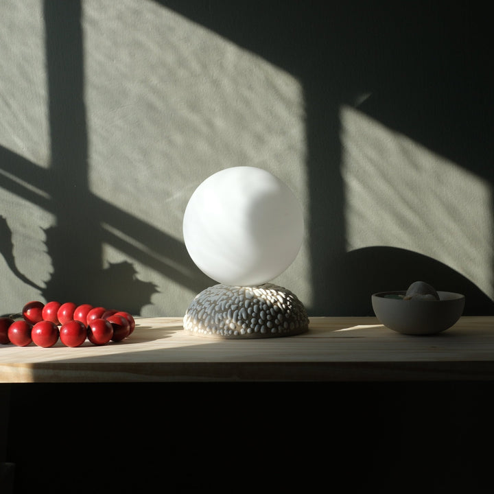 Monroe Table Lamp - Misewell Lamps - Dune - On/Off - HORNE