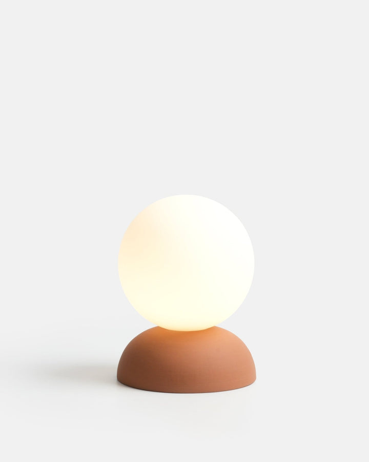 Monroe Table Lamp - Misewell Lamps - White Matte - On/Off - HORNE