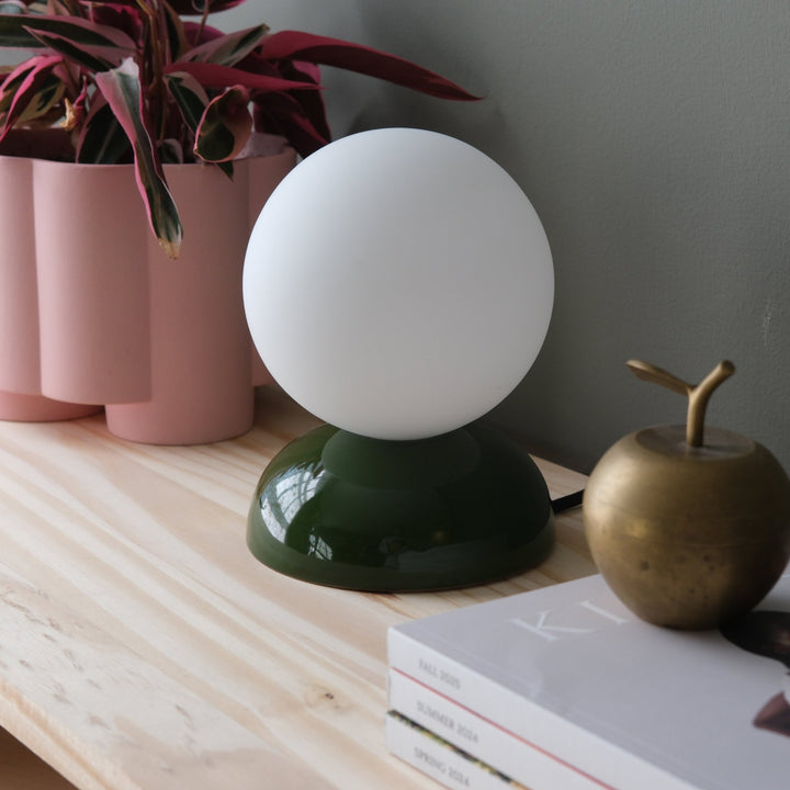 Monroe Table Lamp - Misewell Lamps - Terracotta - On/Off - HORNE