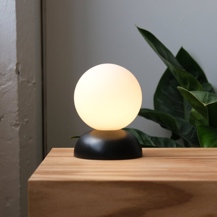 Monroe Table Lamp - Misewell Lamps - White Matte - On/Off - HORNE