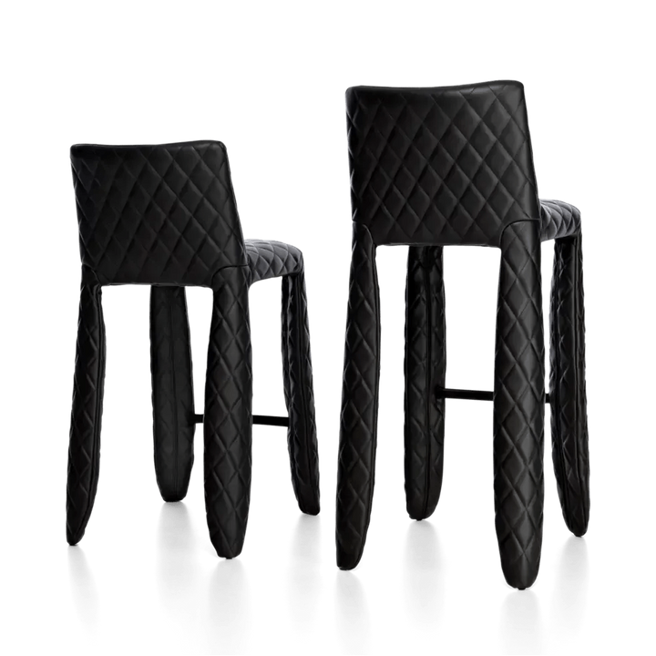 Monster Barstool - Moooi Stools + Benches + Ottomans - CAT I - Abbracci Taupe - Diamond - High - HORNE