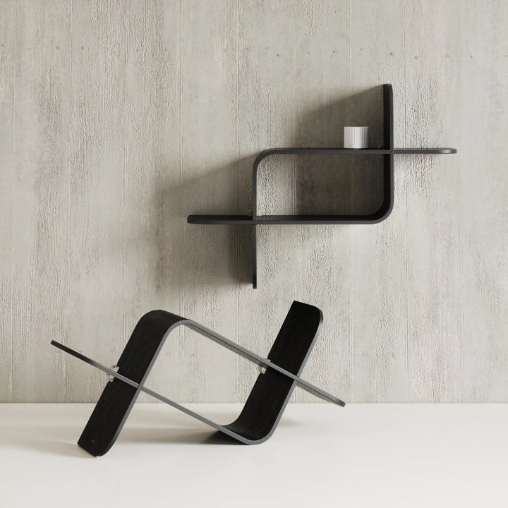 Montage Wall Shelf - Umbra Shelving - Black - HORNE