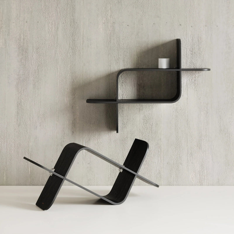 Montage Wall Shelf - Umbra Shelving - Black - HORNE