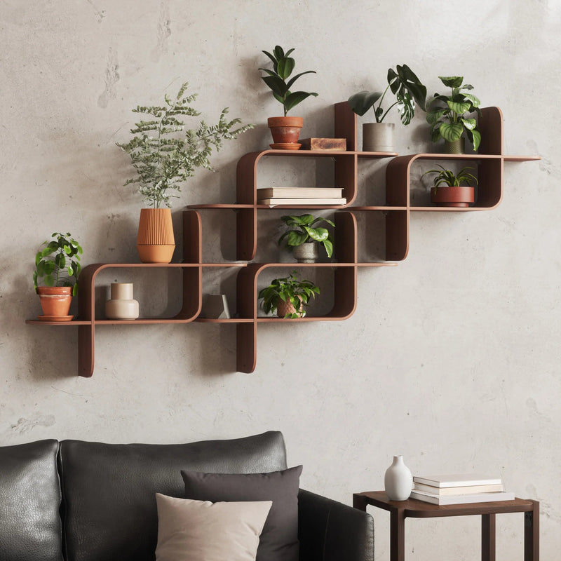Montage Wall Shelf - Umbra Shelving - Black - HORNE