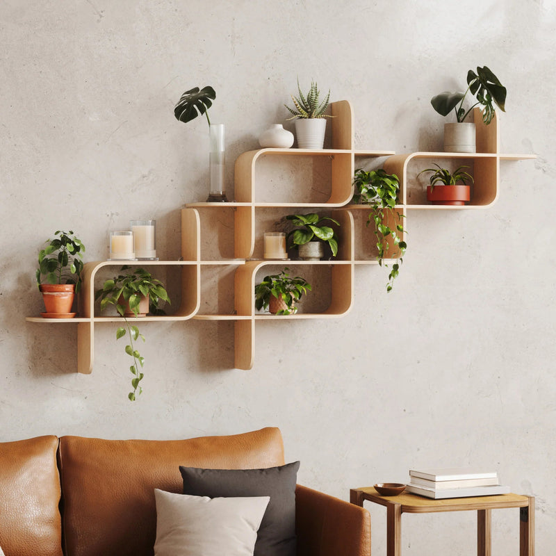 Montage Wall Shelf - Umbra Shelving - Black - HORNE