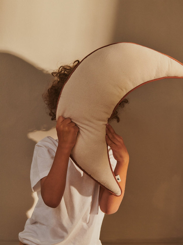Moon Cushion - Ferm Living Bedding + Pillows - Undyed - HORNE