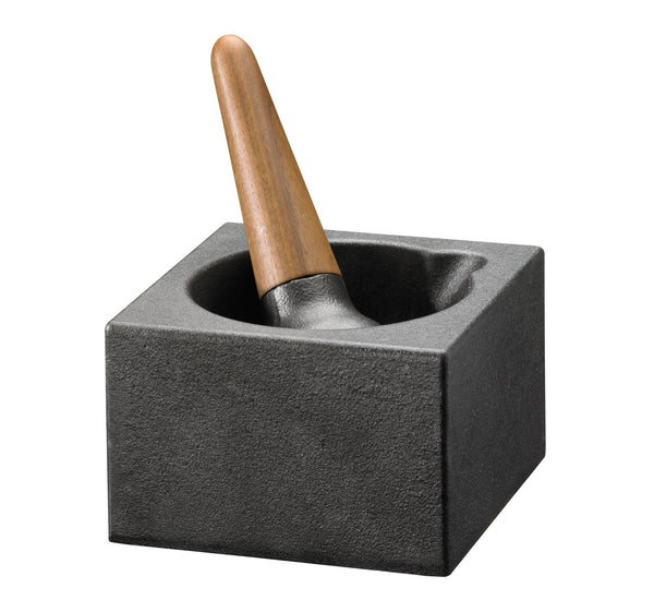 Mortar With Walnut Pestle - SKEPPSHULT - Kitchen Tools - HORNE