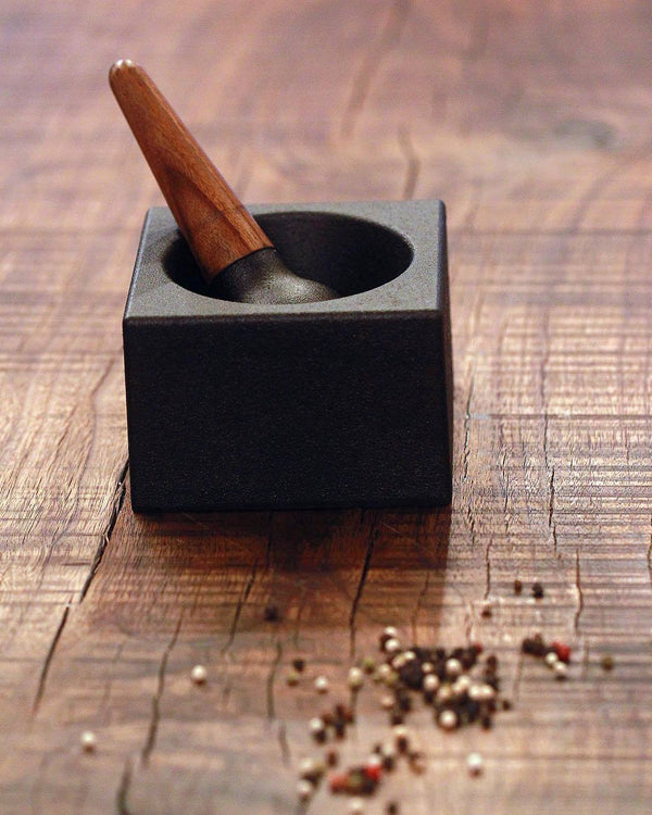 Mortar With Walnut Pestle - SKEPPSHULT - Kitchen Tools - HORNE