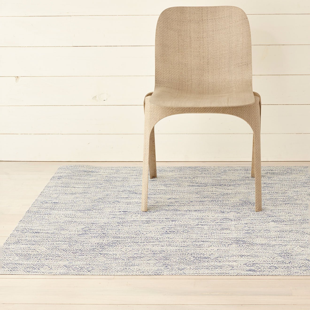Mosaic Floor Mat in Blue