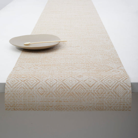 Mosaic Table Runner in Almond
