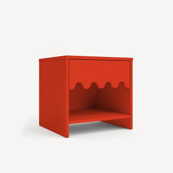 Moss Nightstand - Oeuf Kids + Baby - Tomato - HORNE