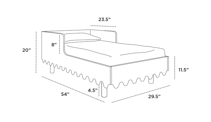 Moss Toddler Bed - Oeuf Kids + Baby - Birch - HORNE