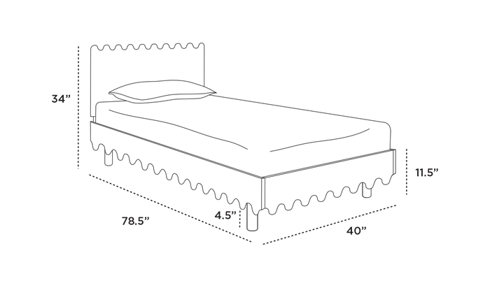 Moss Twin Bed - Oeuf Kids + Baby - Birch - HORNE