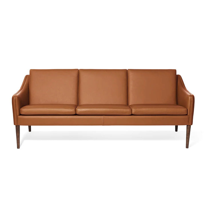 Mr. Olsen 3 - Seater Sofa - Warm Nordic Sofas - Challenger Cognac/ Smoked Oak - HORNE
