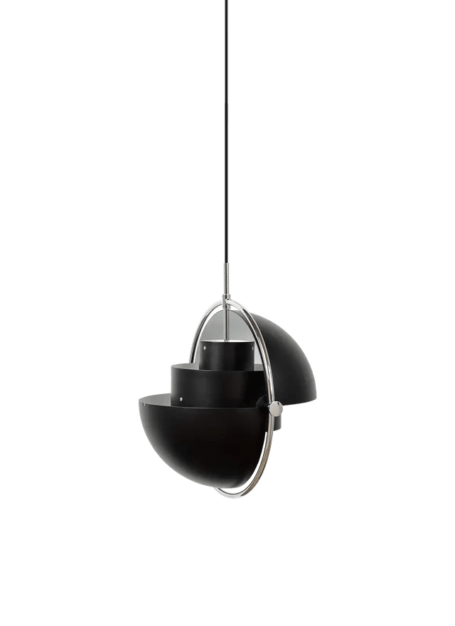 Multi-Lite Pendant - Chrome - Gubi Pendants - Chrome - White Semi Matt - HORNE
