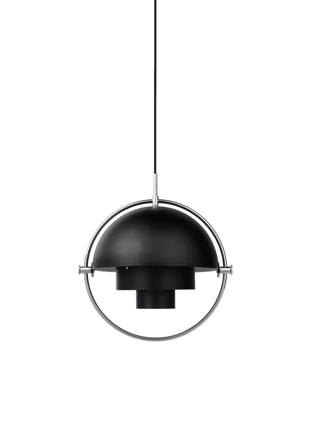 Multi-Lite Pendant - Chrome - Gubi Pendants - Chrome - White Semi Matt - HORNE