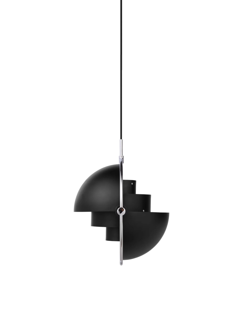 Multi-Lite Pendant - Chrome - Gubi Pendants - Chrome - White Semi Matt - HORNE