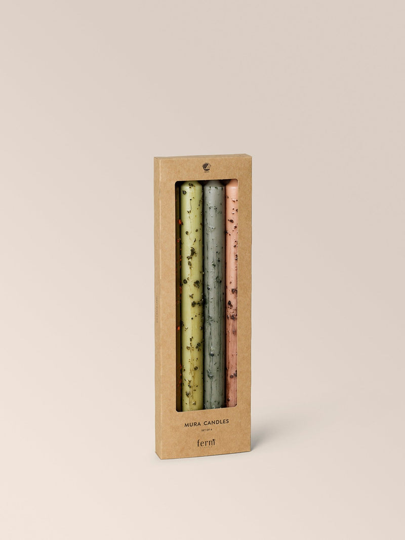 Mura Candles - Set of 4 - Ferm Living Art + Objects - HORNE