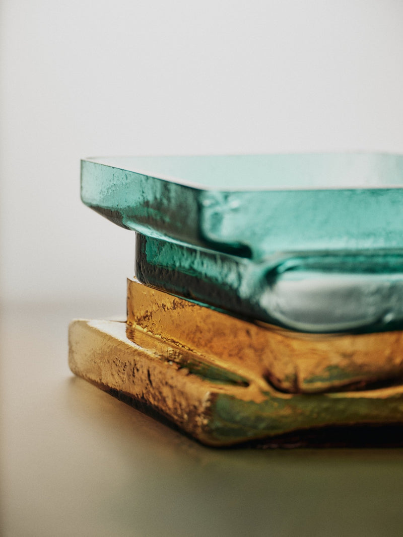 Muro Centrepiece - Ferm Living Serveware - Recycled Amber - HORNE