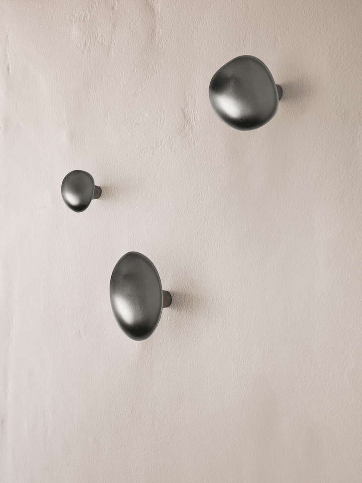 Mushroom Hook - Ferm Living - Hangers & Hooks - Brushed Stainless Steel - HORNE
