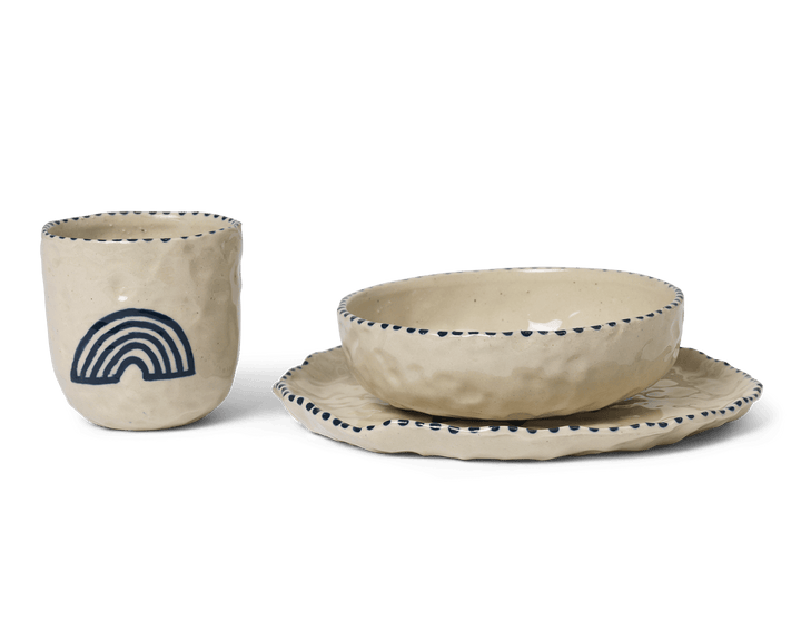 Naive Ceramic Set - Ferm Living - Coffee + Tea - Red Brown - HORNE