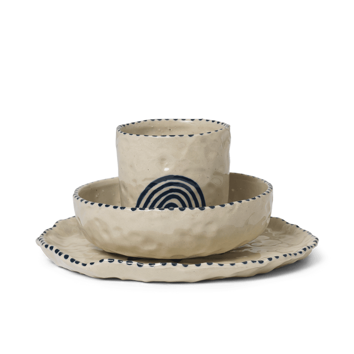 Naive Ceramic Set - Ferm Living - Coffee + Tea - Red Brown - HORNE