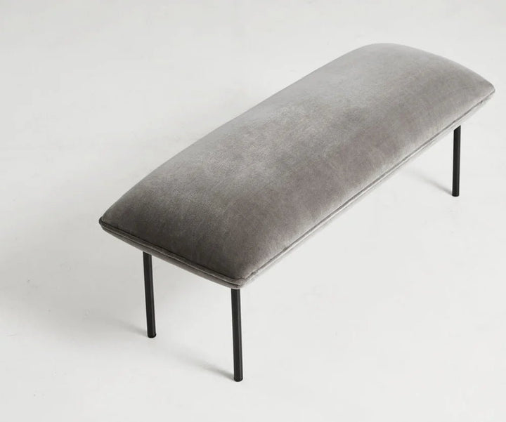 Nakki Tall Bench - Woud Stools + Benches + Ottomans - Textaafoam Alpine - Ivory 101 - HORNE