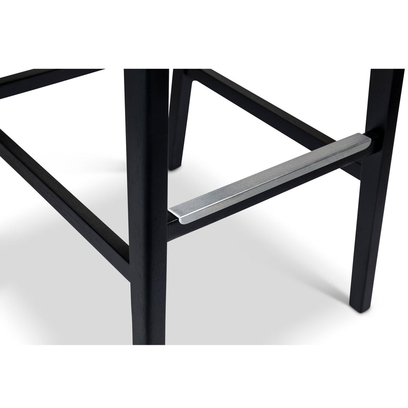 Nardia Cane Bar Stool - Urbia Chairs - Crafted Glaze Ebano - HORNE