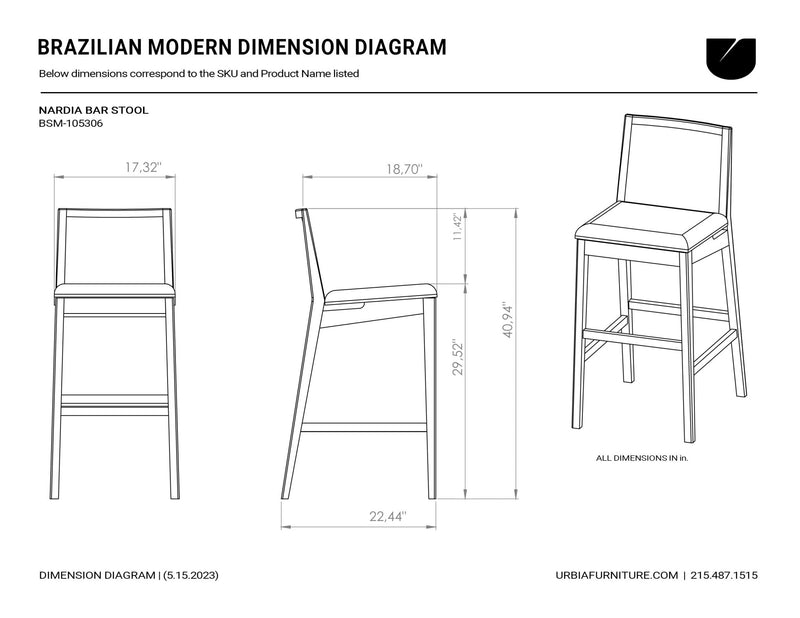 Nardia Cane Bar Stool - Urbia Chairs - Crafted Glaze Ebano - HORNE