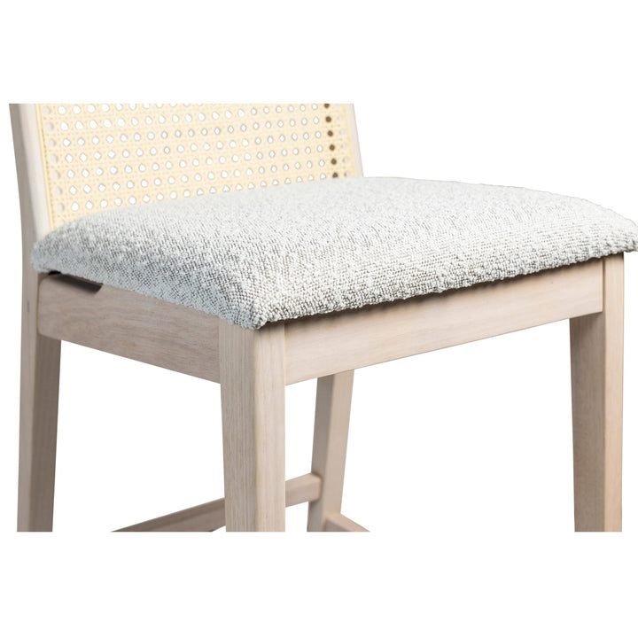 Nardia Cane Bar Stool - Urbia Chairs - Medley Ivory Nogal - HORNE