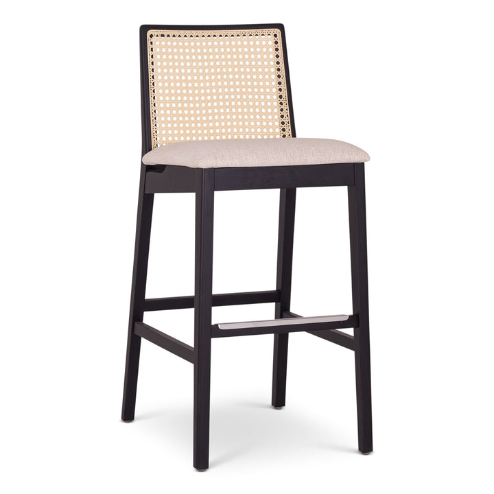 Nardia Cane Bar Stool - Urbia Chairs - Medley Ivory Nogal - HORNE