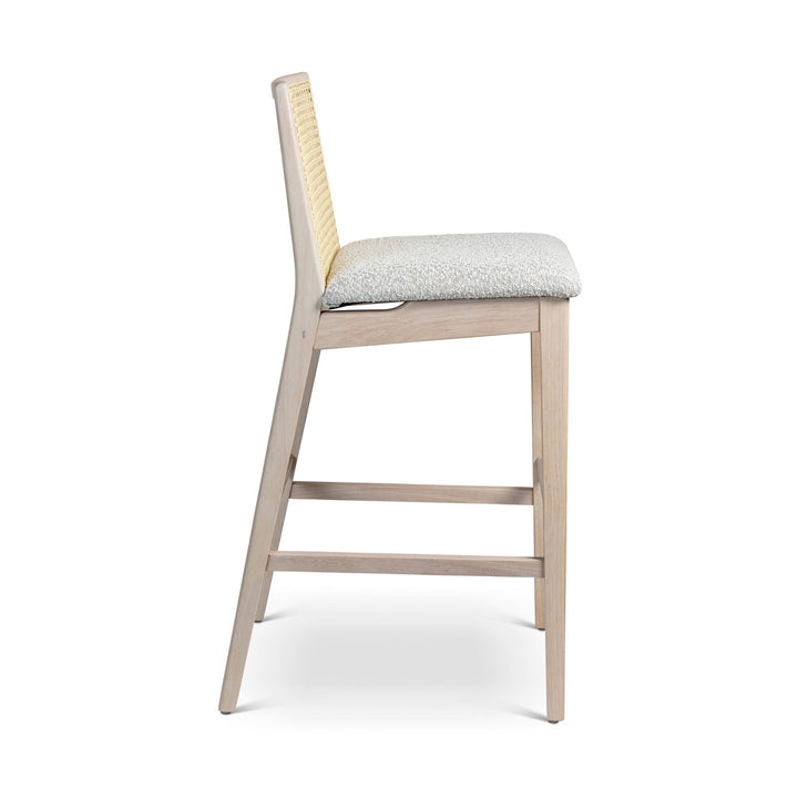 Nardia Cane Bar Stool - Urbia Chairs - Medley Ivory Nogal - HORNE