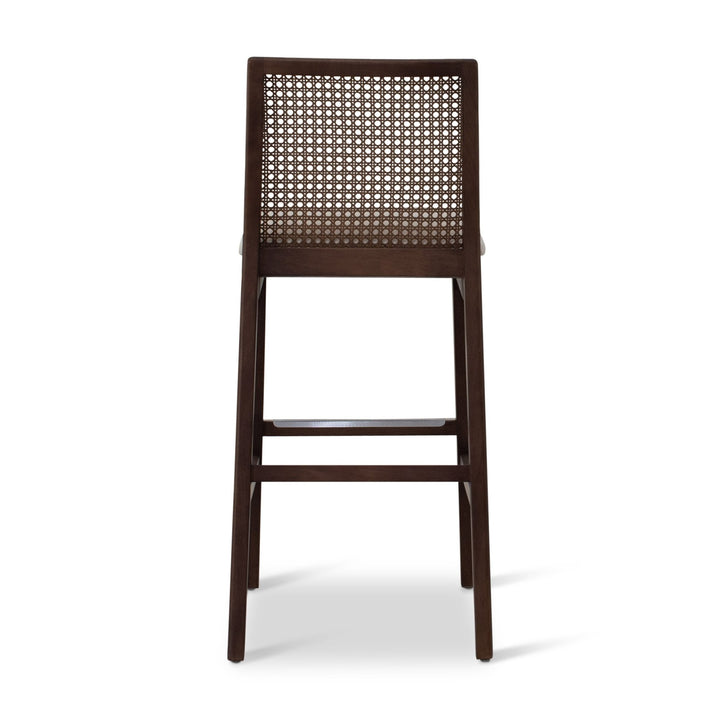 Nardia Cane Bar Stool - Urbia Chairs - Medley Ivory Nogal - HORNE