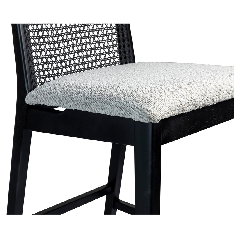 Nardia Cane Bar Stool - Urbia Chairs - Crafted Glaze Ebano - HORNE