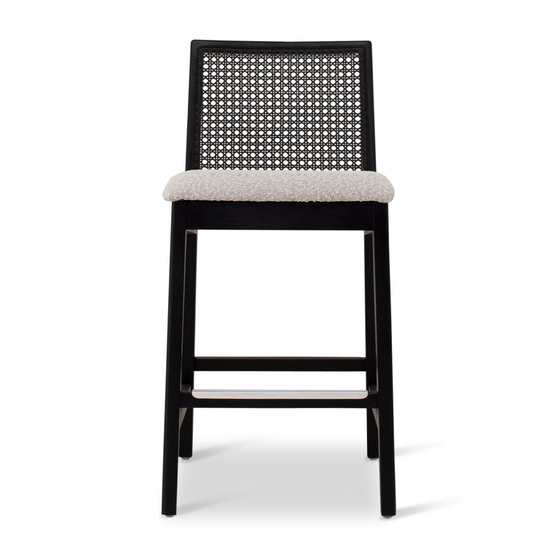 Nardia Cane Counter Stool - Urbia Chairs - Crafted Glaze Ebano - HORNE