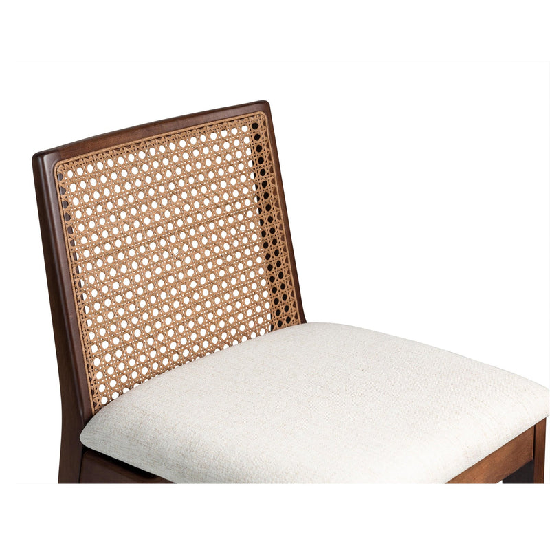 Nardia Cane Counter Stool - Urbia Chairs - Crafted Glaze Ebano - HORNE