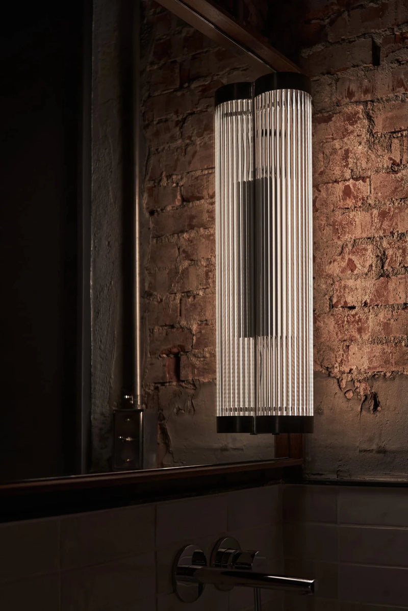 Narrow Pillar Light 40cm - Davey Lighting Wall Sconces - Polished Brass - HORNE