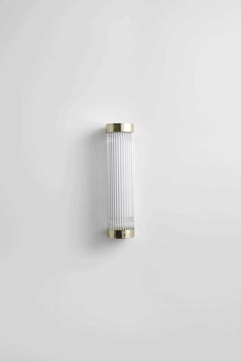 Narrow Pillar Light 40cm - Davey Lighting Wall Sconces - Polished Brass - HORNE