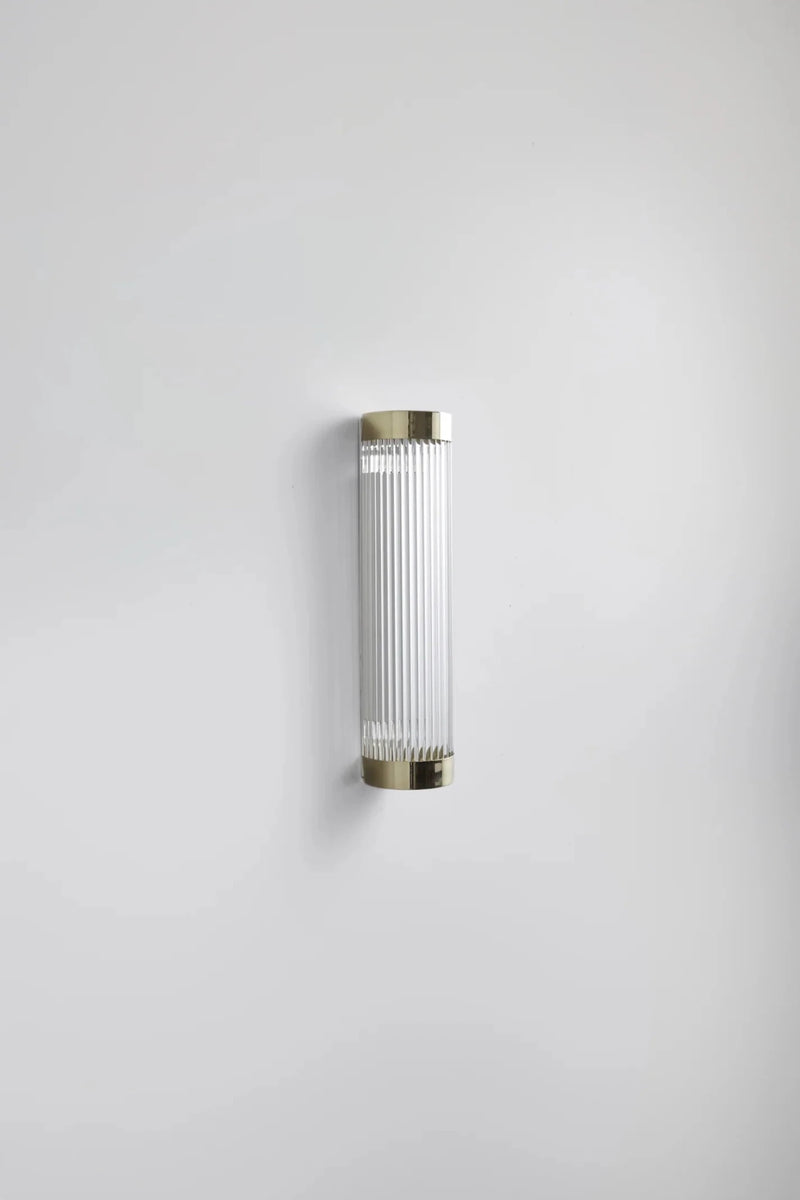 Narrow Pillar Light 40cm - Davey Lighting Wall Sconces - Polished Brass - HORNE