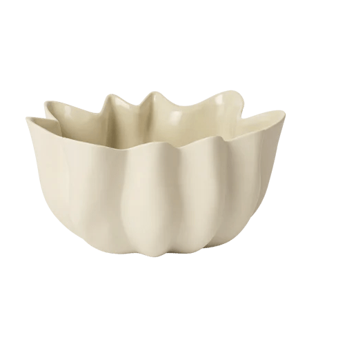 Nium Bowl - Ferm Living Serveware - Small - Off - White - HORNE