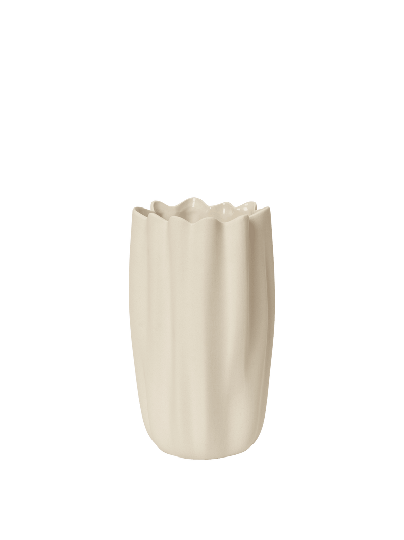 Nium Vase - H23 - Ferm Living Vases - Dark Sage - HORNE