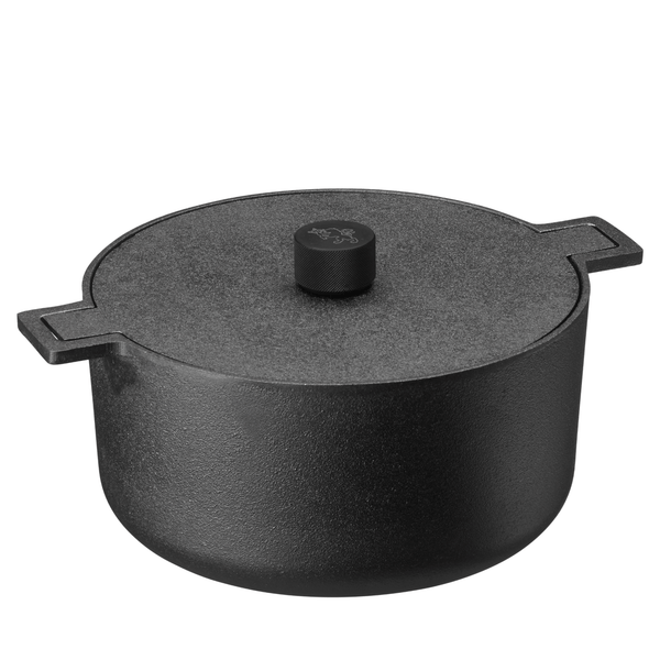 Noir Dutch Oven With Cast Iron Lid - 5.25 qt. - SKEPPSHULT - Cookware - HORNE