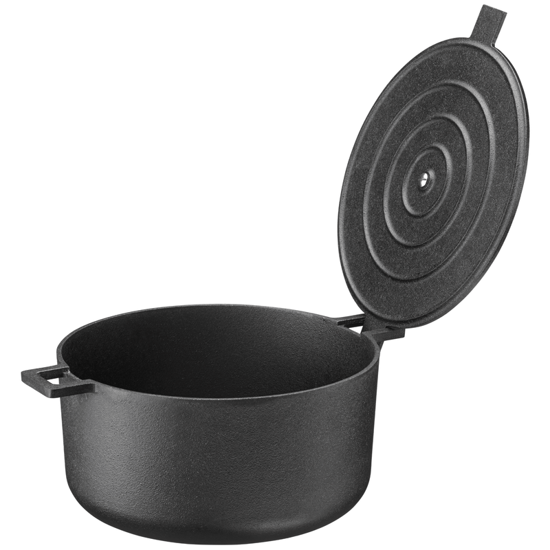 Noir Dutch Oven With Cast Iron Lid - 5.25 qt. - SKEPPSHULT - Cookware - HORNE