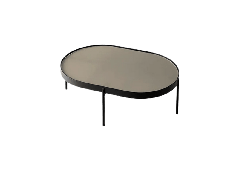 NoNo Table - Audo Copenhagen Tables + Desks - Large / Brown Glass - HORNE