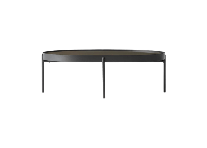 NoNo Table - Audo Copenhagen Tables + Desks - Large / Brown Glass - HORNE