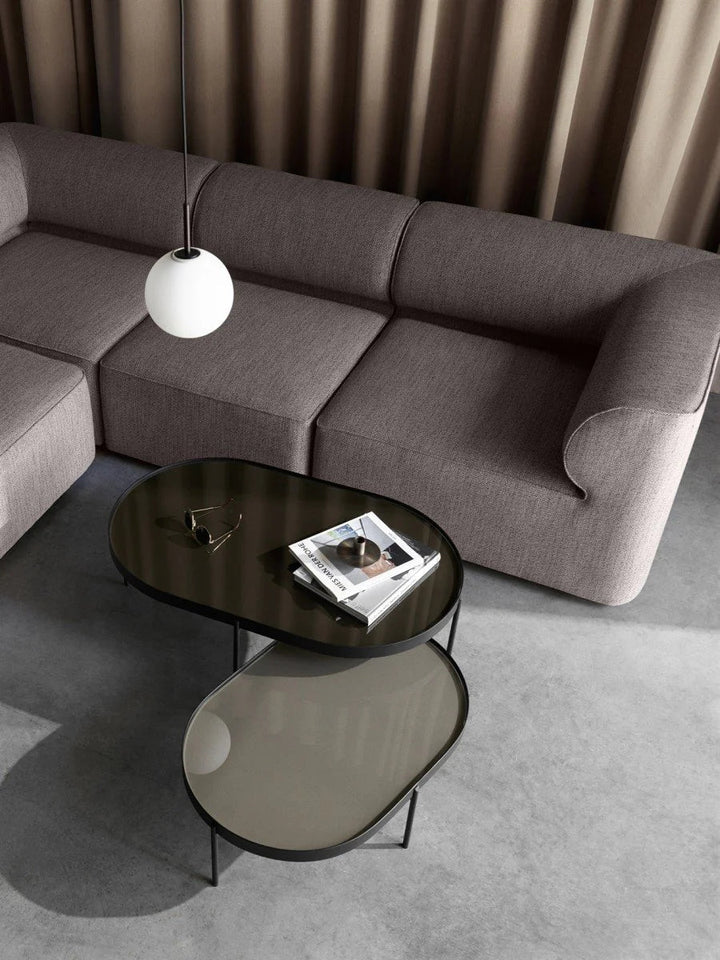 NoNo Table - Audo Copenhagen Tables + Desks - Small / Beige Glass - HORNE