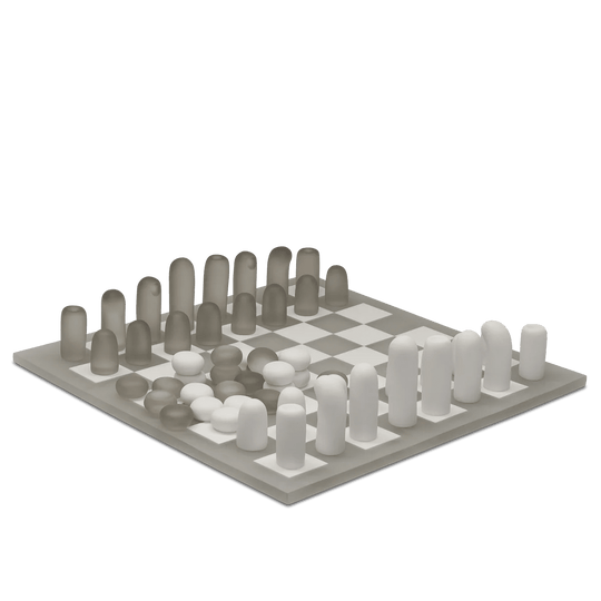 Noodle Chess & Checkers Set - Tina Frey Accessories - Fog - HORNE