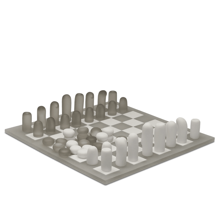 Noodle Chess & Checkers Set - Tina Frey Accessories - Fog - HORNE